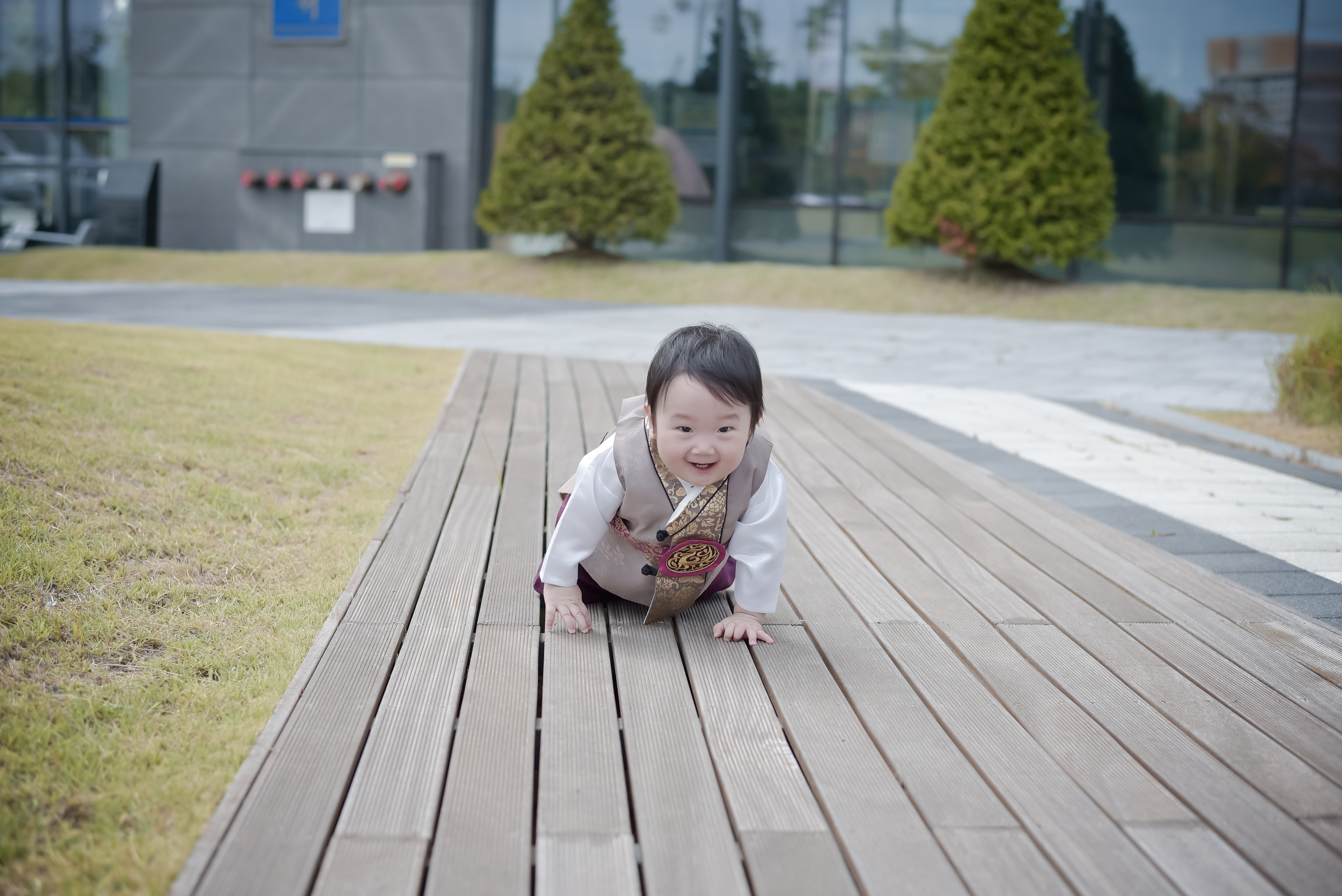 돌잔치 현장 스냅, 홀 안과 밖을 다 담는다